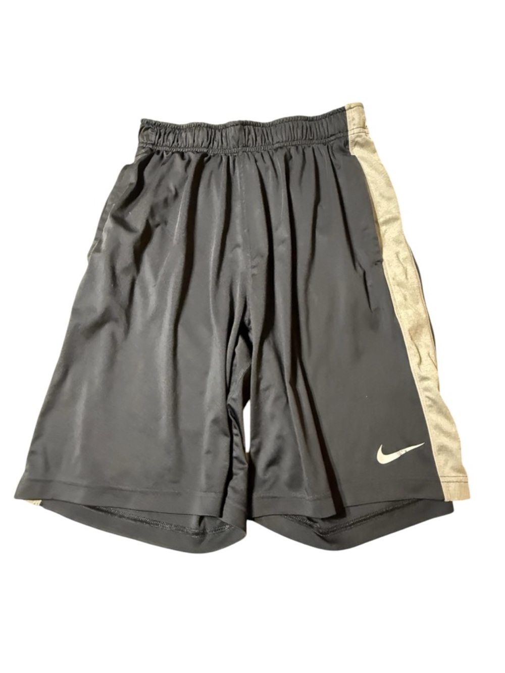 NIKE DRI-FIT Men’s Pull On Black Basketball Mesh shorts Sz Medium